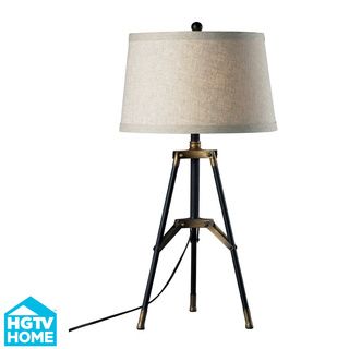 Hgtv Home Functional Tri pod Table Lamp