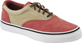 Mens Sperry Top Sider Striper CVO Two Tone   Red/Chino Lace Up Shoes