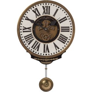 Bartolini Pendulum Wall Clock, Brass