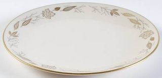 Franciscan Gold Leaves Salad Plate, Fine China Dinnerware   Gold Leaves,Branches