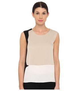 Calvin Klein Collection Toral Top Womens Clothing (Beige)