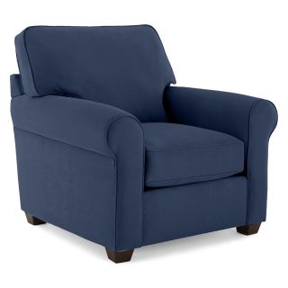 Possibilities Roll Arm Chair, Sapphire (Blue)