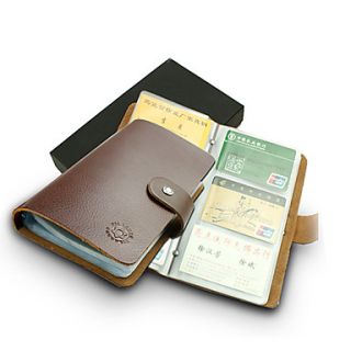 MenS Leather Business Card Id Holders
