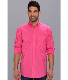 Ariat Solid Poplin Shirt Mens Long Sleeve Button Up (Pink)