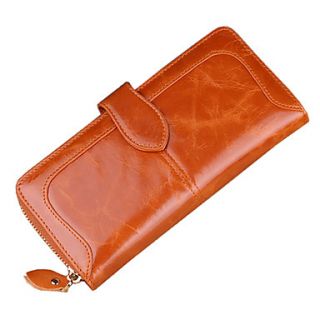 WomanS Long Lovely Zipper Handbags Leather Coin Purse