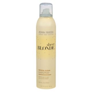 John Freida Sheer Blonde Crystal Clear Hairspray   8.5 oz