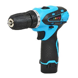 12V Multifunctional Household Electric Drill With Plastic Package (1 Battery And 1 Charger)