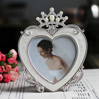 Modern Style Heart Crown Wedding Picture Frame