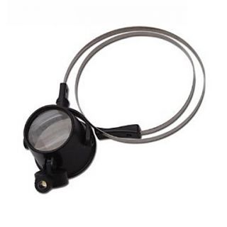Clock Repair 15X Magnifier Lens with White LED Light (2 x CR1620)