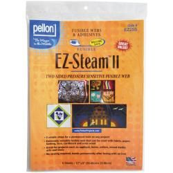 Pellon EZ Steam Ii 12 X9 Sheets 5/pkg  White (White. Made in USA. )