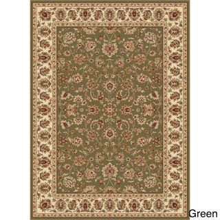 Rhythm 105370 Traditional Area Rug (7 10 X 10 3) (Varies based on option selectedSecondary Colors Beige, brown, green, blueShape RectangleTip We recommend the use of a non skid pad to keep the rug in place on smooth surfaces.All rug sizes are approxima