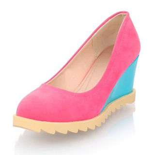 Leatherette Womens Wedge Heel Heels Pumps/Heels Shoes (More Colors)