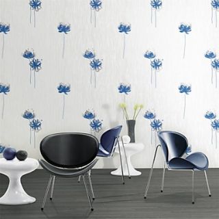 Contemporary Floral Non Woven Wallpaper