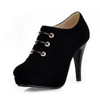 Suede Womens Stiletto Heel Fashion Ankle Boots Shoes