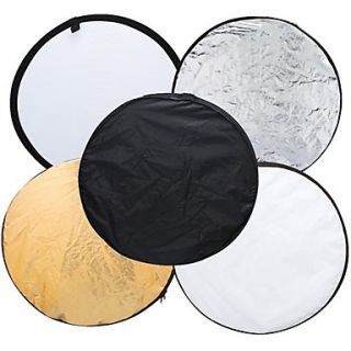 24 60cm 5 in 1 Portable Photography Studio Multi Photo Disc Collapsible Light Reflector