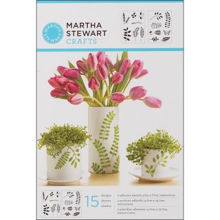 Martha Stewart Leaves Adhesive Stencils (pack Of 2)
