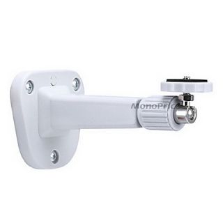 White Plastic Wall Mounting Bracket Stand for CCTV DVR Camera