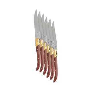 La Cote Set of 6 Cupreous Steak Knives