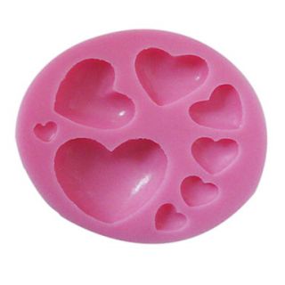 3D Small and Big Heart Shaped Silicone Mold