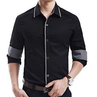 Cultivate Ones Morality Mens Cotton Long Sleeve Shirt