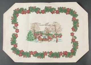 Johnson Brothers Friendly Village, The (Made In England Linen Placemat, Fine C