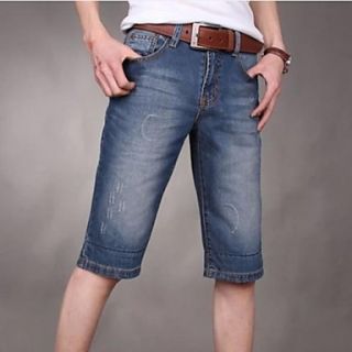 Mens Summer Casual Short Jeans Denim Shorts(Acc And Belt Not Included)