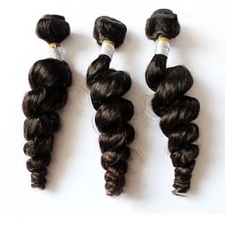 20Inches 100% Virgin Hair Peruvian Loose Wave Natural Color