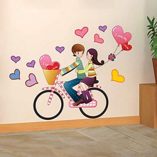 Cartoon Bicycle Decorative Stickers