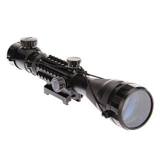 C4 16X50EG Illuminated Red / Green Crosshair Tri Weaver Rail Sight Scope Riflescope