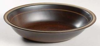 Independence Cimarron 10 Oval Vegetable Bowl, Fine China Dinnerware   Brown W/T