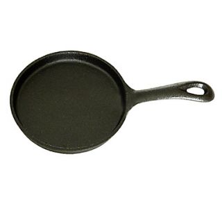 5 Cast Iron Frying Pan with Handle,Cast Iron Dia 13cm x H1.5cm