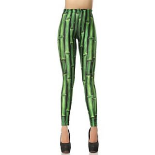 Elonbo Bbamboo Style Digital Painting Tight Women Leggings