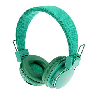 MRH 8809 3.5mm Stereo Collapsible On Ear Headphone with TF/FM Function(Green)