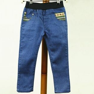 Boys Color Woolen Pocket Pants