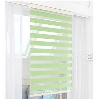 Elegant Euro Green Solid Sheer Shade