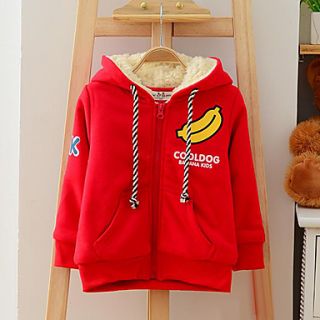 Childrens Banana Print Casual Long Sleeve Hoodies