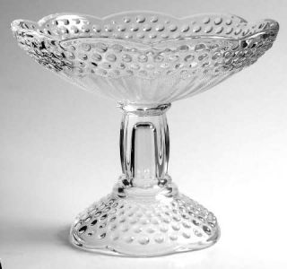 Gorham EmilyS Attic Clear Compote   Clear, Textured/Hobnail Design