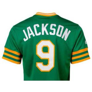 Oakland Athletics Reggie Jackson Majestic MLB Cooperstown Fan Replica Jersey