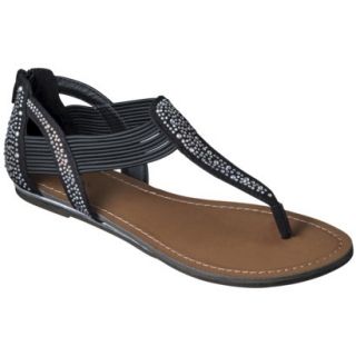 Womens Xhilaration Sidney Sandal   Black 8