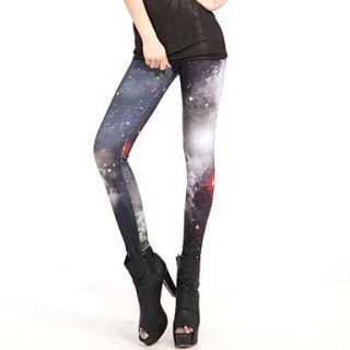 Elonbo Dark Sky Style Digital Painting Tight Women Leggings