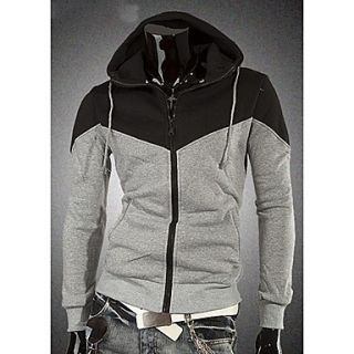 Mens Contrast Color Stylish Hoodie