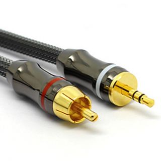 3.5mm to RCA M/M Audio Cable Gray(1M)