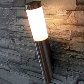 Outdoor Wall Light, 1 Light, Minimalist Stainless Steel Acrylic Painting