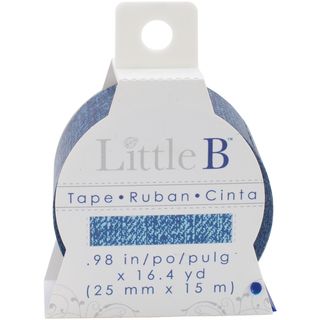 Little B Decorative Paper Tape 25mmx15m denim