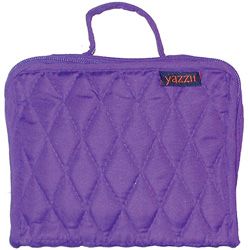 Yazzii Purple Quilted cotton Six compartment Scrapbooking Organizer (Purple Cotton)