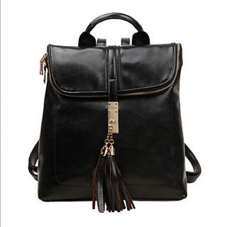 HONGQIU Womens Trendy Casual Crossbody Bag(Black)