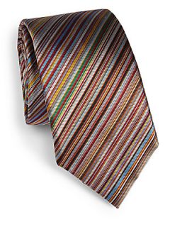 Paul Smith Diagonal Silk Stripe Tie  