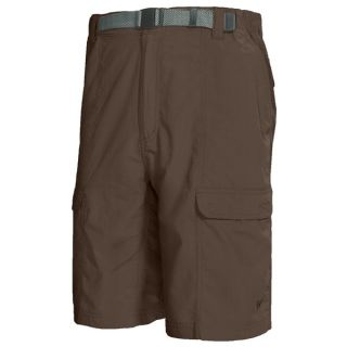 White Sierra Safari Shorts   UPF 30 (For Men)   CIGAR (L )