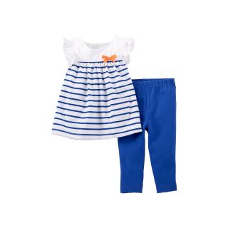 Carters Carter s 2 pc. Legging Set   Girls newborn 24m, Blue, Blue, Girls