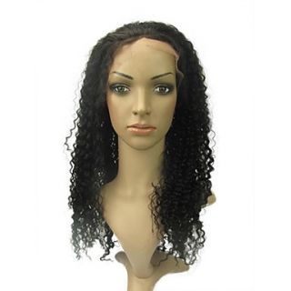 Lace Front 20 Cora Curly 100% Indian Remy Human Hair Lace Wig 5 Colors to Choose
